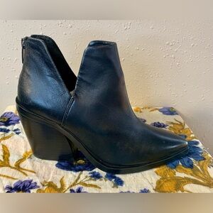 Vince Camuto Sleek Black Ankle Boots